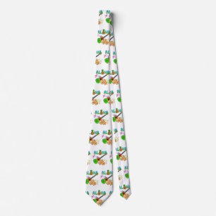 Island Music Ukulele Aloha Neck Tie