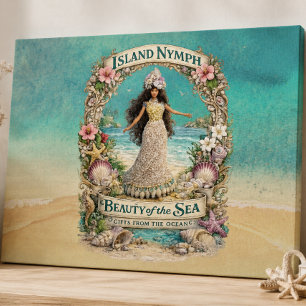 Island Nymph Tropical Ocean Art place mat