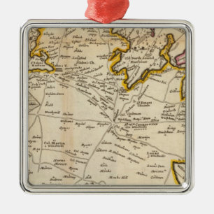 Island of Antego Metal Ornament