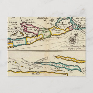 Island of Bermuda, Part of Providence Island Postcard