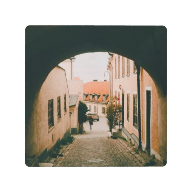 Island of Gotland - Unesco town of Visby - Sweden  Metal Print (Front)