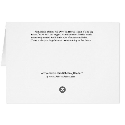 Island of Hawaii (Back Horizontal)