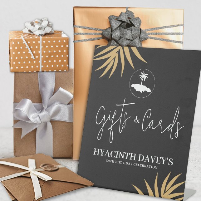 Island of Jamaica Birthday Gifts & Cards Sign (Creator Uploaded)