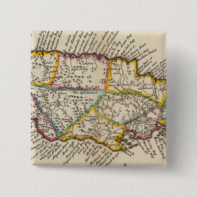 Island of Jamaica Button (Front)