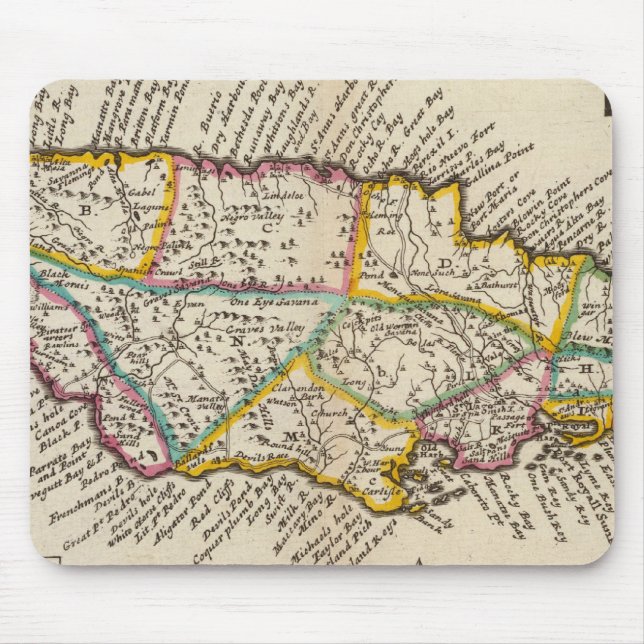 Island of Jamaica Mouse Pad (Front)