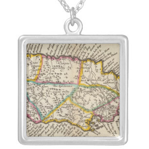 Island of Jamaica Silver Plated Necklace