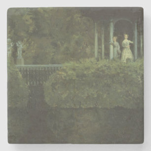 Island of Love (by Konstantin Somov) Stone Coaster