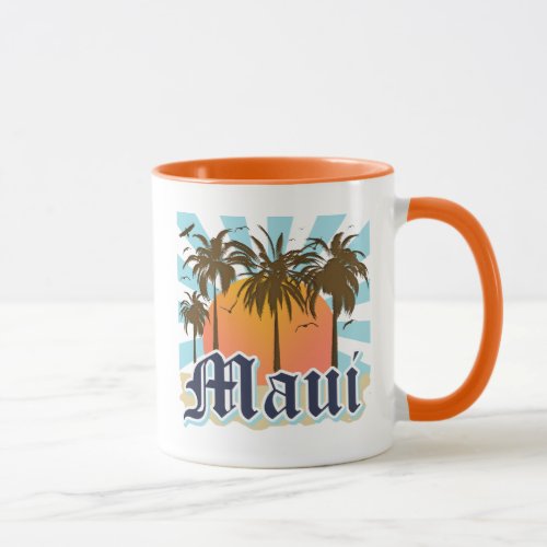 Island of Maui Hawaii Souvenir Mug