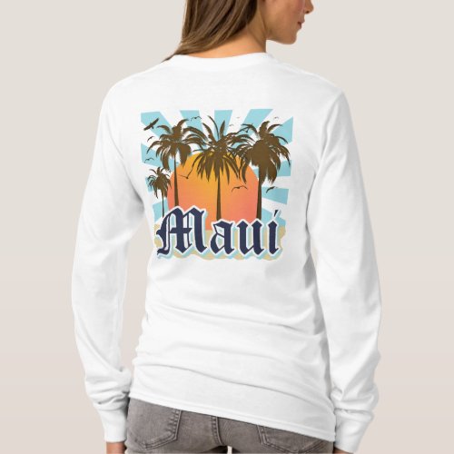 Island of Maui Hawaii Souvenir T_Shirt
