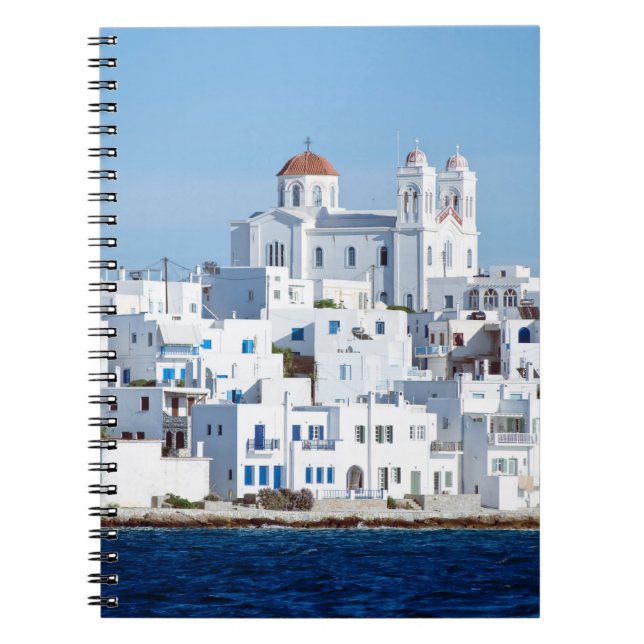 Island of paros with the village of naoussa notebook (Front)