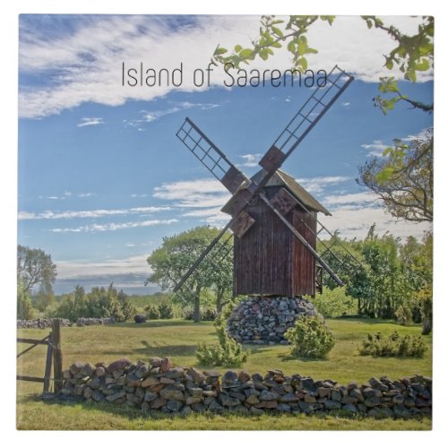 Island of Saaremaa Estonia Ceramic Tile