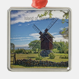 Island of Saaremaa, Estonia Metal Ornament