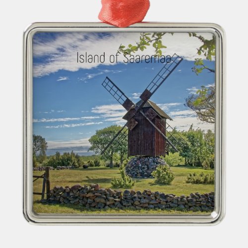 Island of Saaremaa Estonia Metal Ornament