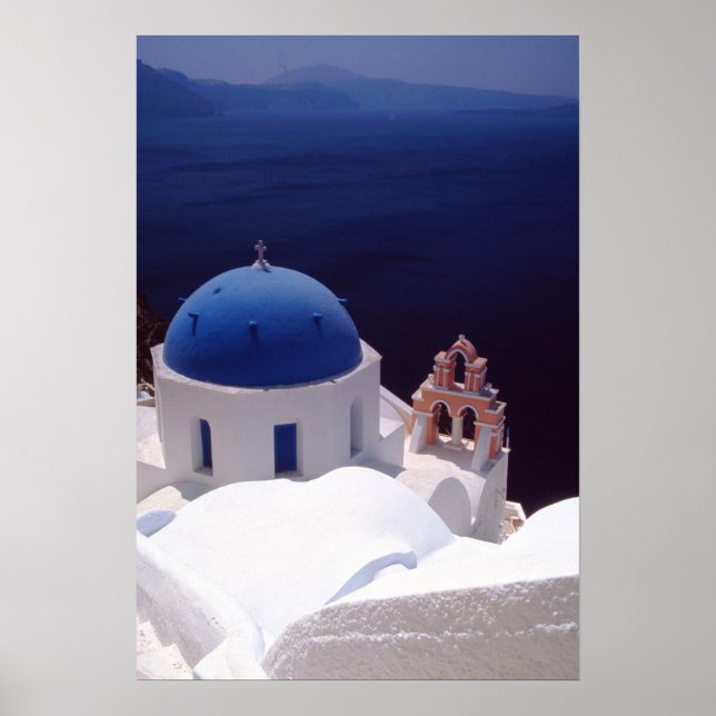 Island of Santorini Poster (Front)