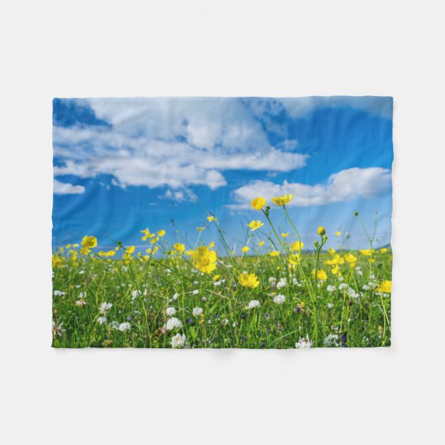 island of South Uist | Scotland Fleece Blanket (Front (Horizontal))