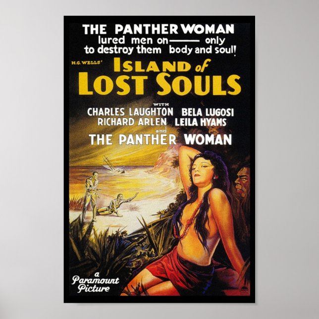 ISLAND OF THE LOST SOULS POSTER (Front)