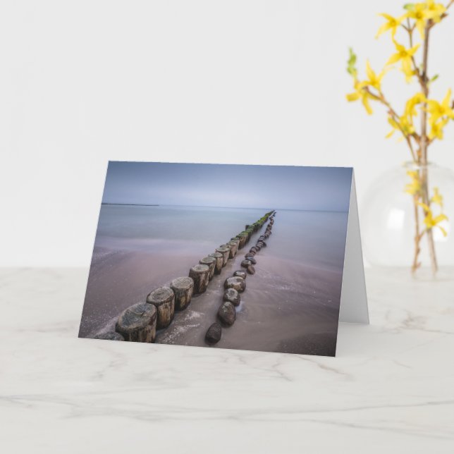 Island of Usedom Germany Card (Yellow Flower)