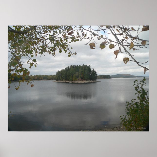 Island On The Lake Poster (Front)