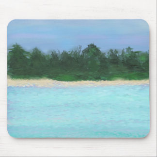 Island Painting Mouse Pad
