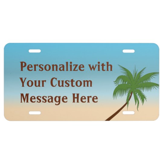 CUSTOM sunset LICENCE plate /"ADD ANY NAME/" CAR TRUCK