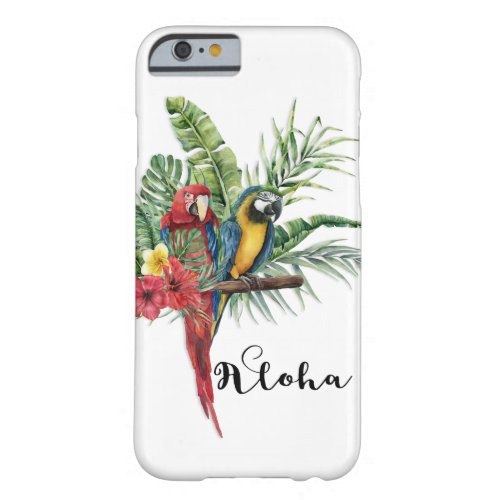 Island Paradise Birds Tropical Floral Botanical Barely There iPhone 6 Case