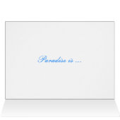 Island Paradise Cards (Inside Horizontal (Top))