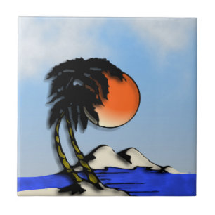 Island Paradise Ceramic Tile