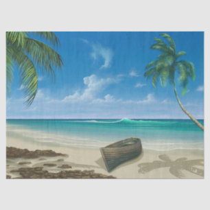 Island Paradise Ocean 20-x30 Decoupage Tissue Paper