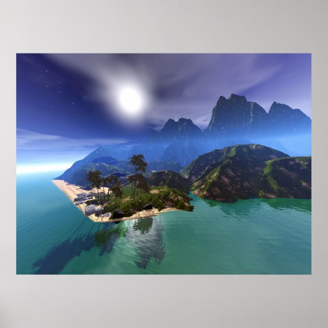 Island Paradise Poster (Front)