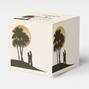 Island Paradise Wedding Favor Boxes
