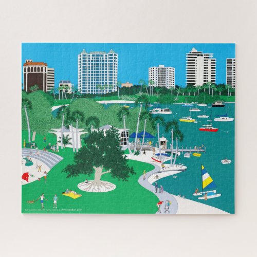 Island Park Sarasota Jigsaw Puzzle