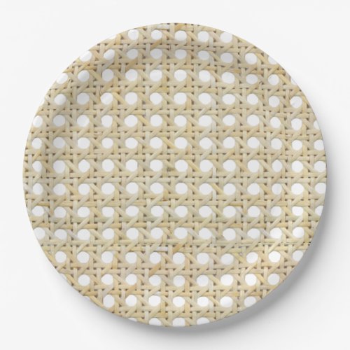 Island Patio  Natural Rattan Paper Plates