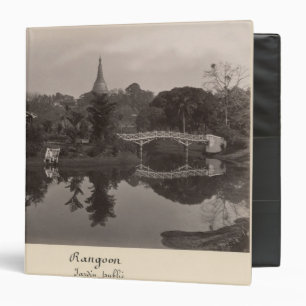Island pavilion in the Cantanement Garden 3 Ring Binder