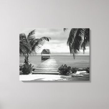 Island Pier Canvas Print by TristanInspired at Zazzle