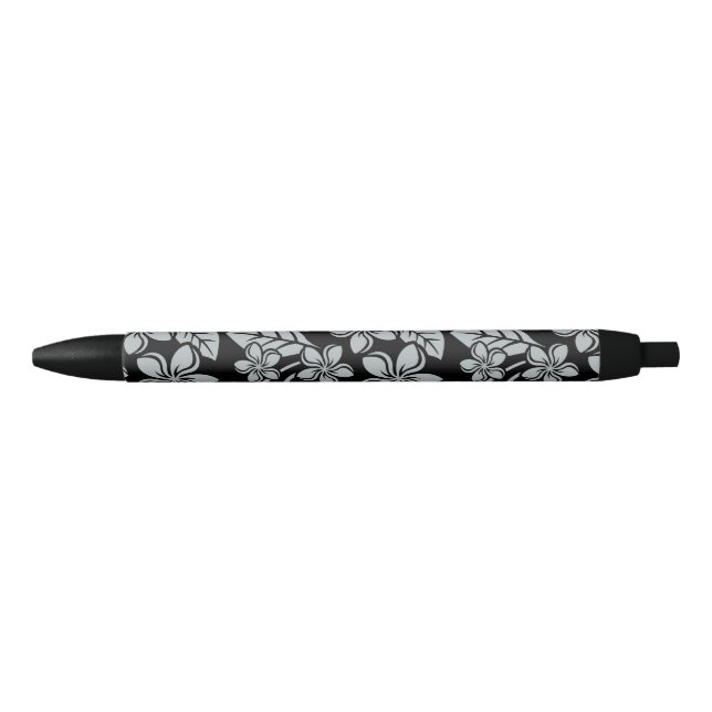 ISLAND PLUMERIA (BLACK/GRAY) PEN (Front)