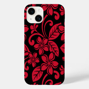 ISLAND PLUMERIA (BLACK/RED) Case-Mate iPhone 14 CASE