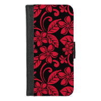 ISLAND PLUMERIA (BLACK/RED)