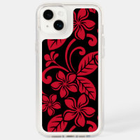 ISLAND PLUMERIA (BLACK/RED)