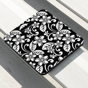 ISLAND PLUMERIA (BLACK) Stadium Seat Cushion