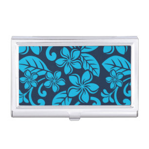 ISLAND PLUMERIA (BLUE x 2)Business Card Holder