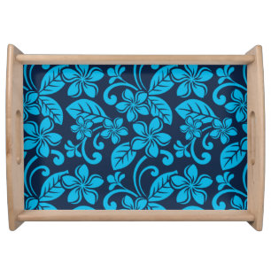 ISLAND PLUMERIA (Blue x 2) Serving Tray