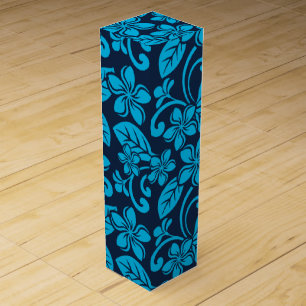 ISLAND PLUMERIA (BLUE x 2) Wine Box