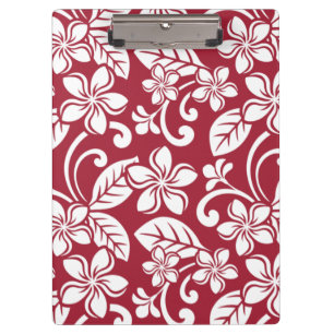 ISLAND PLUMERIA (CARDINAL RED) CLIPBOARD