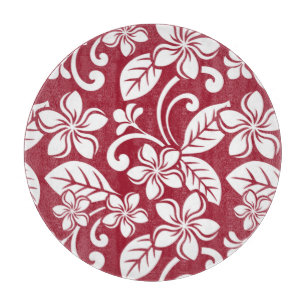 ISLAND PLUMERIA (CARDINAL RED) Cutting Board