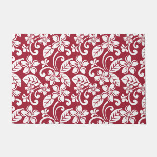 ISLAND PLUMERIA (CARDINAL RED) DOORMAT