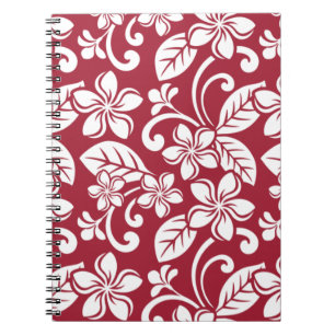 ISLAND PLUMERIA (CARDINAL RED) Notebook
