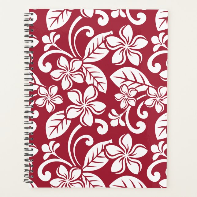 ISLAND PLUMERIA (CARDINAL RED) PLANNER (Front)