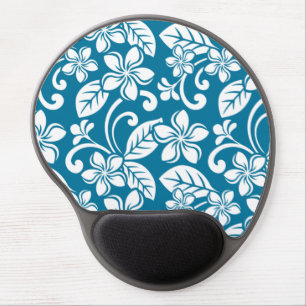 ISLAND PLUMERIA (CARIBBEAN BLUE) Gel Mousepad