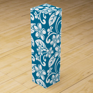 ISLAND PLUMERIA (CARIBBEAN BLUE) WINE BOX