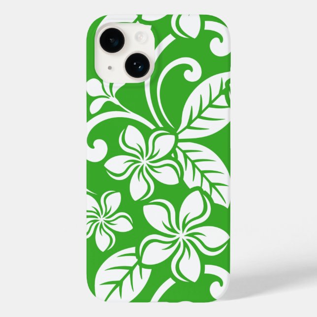 ISLAND PLUMERIA (CITRUS GREEN) Case-Mate iPhone CASE (Back)